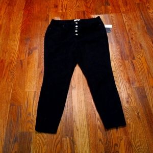 Black buttonup jeans